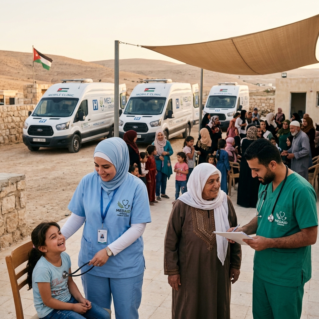 SMR Medical Convoy in Jordan